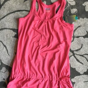 Tek Gear pink razor back tank NWT